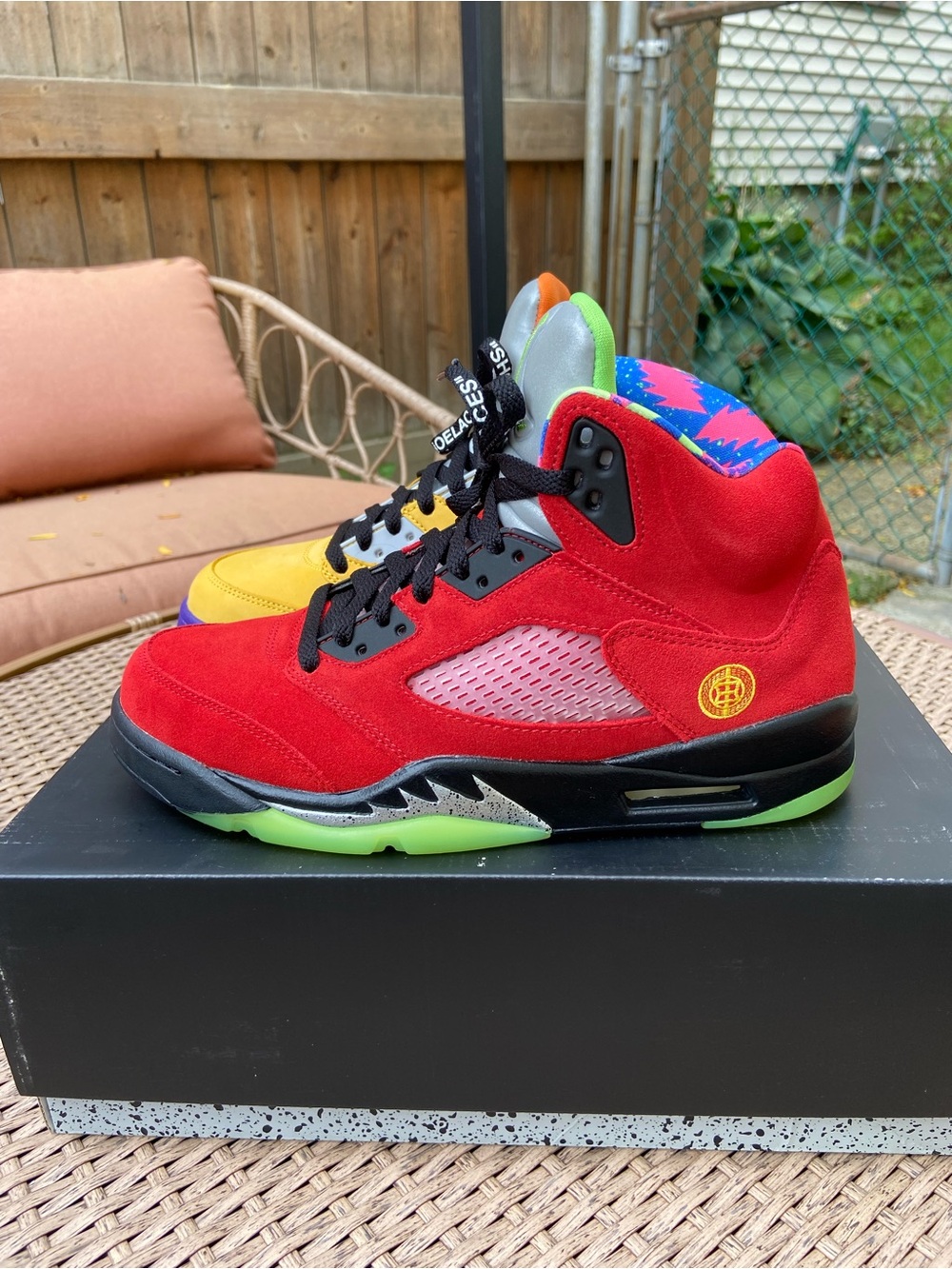Nike Air Jordan 5 Retro Se What The Varsity Maize CZ5725-700 Size US 8.5